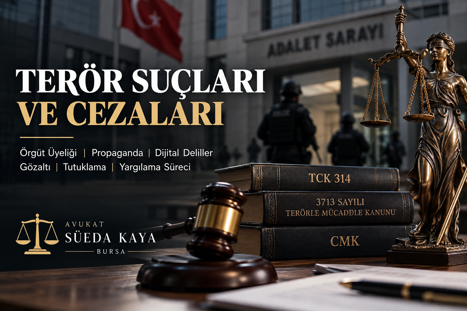 Terör suçları ve cezaları – TCK 314 örgüt üyeliği, propaganda ve terör yargılamaları